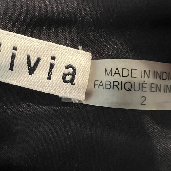 Women's Alice + Olivia Black Sequin Wide Leg Pants Size 2 - Picture 6 of 10